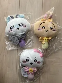 超まじかるちいかわぬいぐるみミラー　ちいかわ　うさぎ　モモンガ