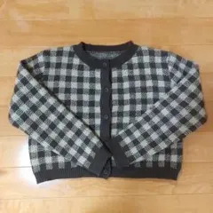 GRL チェック柄カーディガン