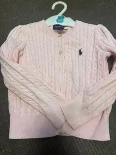Ralph Lauren ピンク カーディガン 3/3T