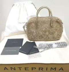新品未使用　ANTEPRIMA　ボクシースモール　シルバーゴールド　付属品有完売のサムネイル