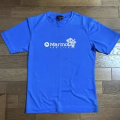 マーモット　半袖　Tシャツ　レディース　M　青　ブルー　Marmot　デサントのサムネイル