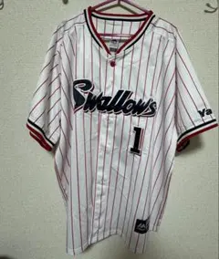 東京ヤクルトスワローズ 山田哲人 刺繍 ユニフォーム マジェスティック