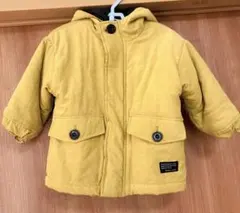 BLUEU AZURフード付き中綿コート 90cm