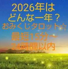 令和8年はどんな一年？おみくじタロット☆(売上の10%寄付設定)