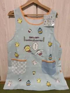 サンリオキャラクターエプロン 水色