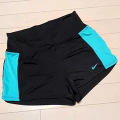 Nike DRI-FIT ショートパンツ Sサイズ ブラック/ターコイズ