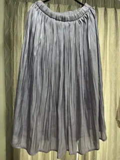 JEANASIS グレー プリーツスカート Fサイズ