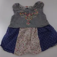 S.R.U.M.S. 花柄ドットワンピース 95cm未満