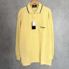 【新品】DUNLOP MOTORSPORT 長袖ポロシャツ イエロー Lのサムネイル