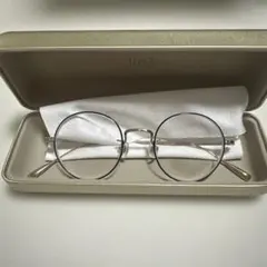 JINS ラウンドメガネ　度数調整可能　保証書あり
