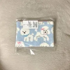 ⭐︎新品未使用 モフモフワンチャン ティッシュポーチ WEB限定　ペールブルー