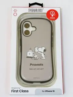iface MagSynq《iphone16》　　　　スヌーピー/グレージュ