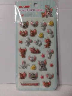 Pukupukuシール プクプクシール トムとジェリー2枚セット