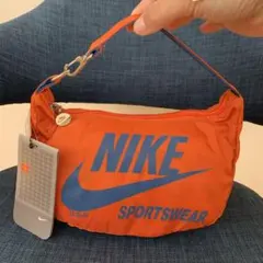 新品 NIKE ナイキ ボディバッグ ポーチ オレンジ ブルー スポーツ