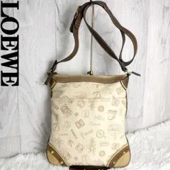 希少♡LOEWE ロエべ ロゴ アナグラム ショルダーバッグ VINTAGEのサムネイル