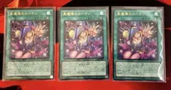 【遊戯王】黒魔導のカーテン　ウルトラ　3枚セット