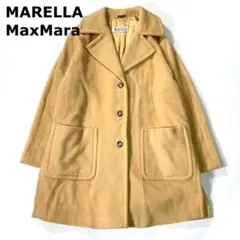 MARELLA MaxMara マレーラ ロングコート カシミヤ混 40 L