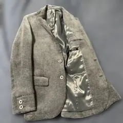 【新品・未使用】ミッシェルクラン ジャケット 44（S）グレー