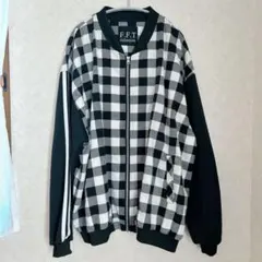 【FUNKY FRUIT】F.F.T オーバーサイズブロックチェックジャージ