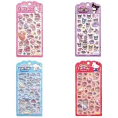 韓国限定 サンリオ ぷっくり ステッカー SANRIO 立体シール 3Dシール