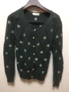 crisp 花柄刺繍カーディガンのサムネイル