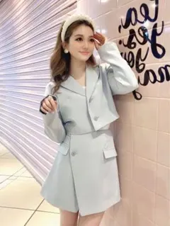 eimy istoire エイミーイストワール ショートジャケット　セットアップ