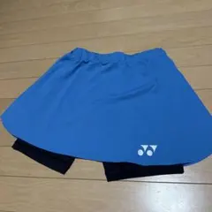 YONEX 青 スカートスタイル パンツ JP S