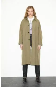 新品　MOUSSY ロングコート カーキ サイズ1 マウジー　SLYのサムネイル