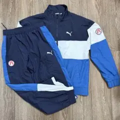 美品 Puma ウーブン ナイロンジャケット・パンツ トラックスーツ 上下M