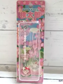 ご当地キティ 根付 岡山 桃太郎キティ