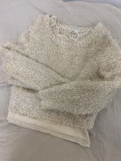 earth music&ecology ❤︎長袖セーターレースカットソー付属