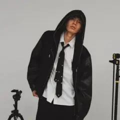 tk.takeokikuchi FANCY LAYERED ZIP PARKA