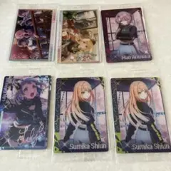 学園アイドルマスター　ウエハースカード　葛城リーリヤレアカード　ほか5枚セット