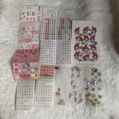 マイメロディー　ぷくぷく、3Dシール&色々ごちゃ混ぜセット　サンリオ