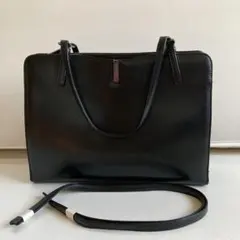 marie claire 就活黒マリクレールハンドバッグ