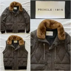 美品 PRINGLE 1815 プリングル 2WAY ダウンフライトジャケットのサムネイル