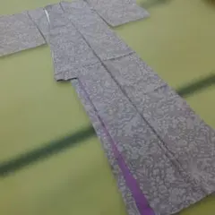 別誂トールサイズ色無地正絹袷一つ紋付しつけ付き未使用創作品 - メルカリ