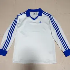90s adidas アディダス ゲームシャツ ロンT サッカーシャツ O-XO
