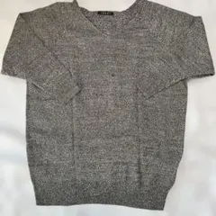 INGNI グレー系 Vネック 長袖ニット