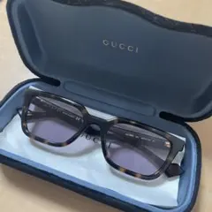 GUCCI グッチ GG3112 べっ甲柄 シェード サングラス ケース付 正規品】GUCCI グッチ サングラス べっ甲風 ケース付き - メルカリ
