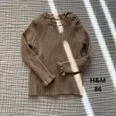 H&M リブニット　86