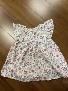 Biquette 花柄 半袖ワンピース 110のサムネイル