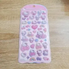 【正規品】COTTON PUFFYシール キティ お裾分けシール付き