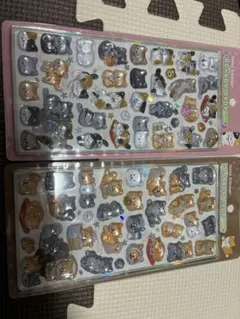 【即購入可・正規品】ボンボンドロップシール　和柄　柴犬　猫