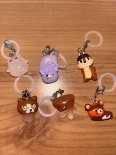 めじるしアクセサリーバラ売り リラックマ なめこ エスターバニー チップ