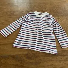 【MIKI HOUSE ミキハウス】ストライプ 長袖カットソー 90