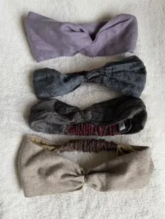 ヘアバンド4点まとめ売り