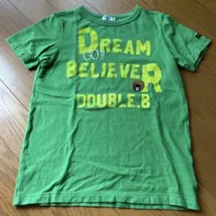 DOUBLE.B 半袖Tシャツ グリーン　緑　130 ミキハウス　男の子　刺繍のサムネイル