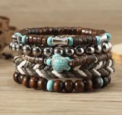 ターコイズブレスレット ブレスレット 腕輪ブレスレット　アメカジ