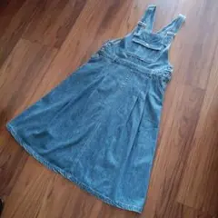 ✨サマンサモスモスデニムジャンパースカート　サロペット Aライン　フリーサイズ